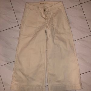 Michael kors white/cream wide leg pants